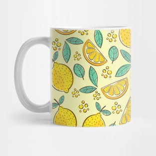 Sweet Lemons - Lemon Pattern Mug